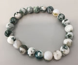 Bracelet Agate Arbre ou Agate Feuille