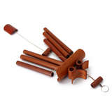 Carillon éolien Feng Shui  6 tubes Bambou - 60 cms