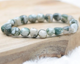 Bracelet Agate Arbre ou Agate Feuille