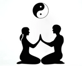 Sticker Mural Yin Yang autocollant en Vinyle