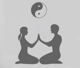 Sticker Mural Yin Yang autocollant en Vinyle