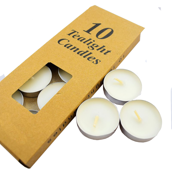 10 Bougies Décoratives chauffe plat sans fumée