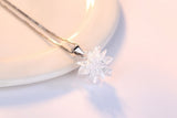 Collier pendentif  3D en Cristal Zircon et Argent Sterling 925