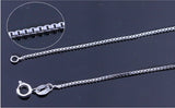 Collier pendentif  3D en Cristal Zircon et Argent Sterling 925