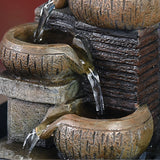 Fontaine Feng Shui lumineuse à boule