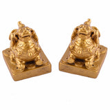 Couple de Pi Xiu Or Protection et Richesse