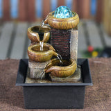 Fontaine Feng Shui lumineuse à boule