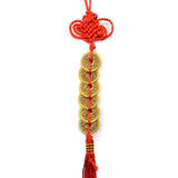 Pendentif 6 Pièces Chinoises-Protection-Richesse-Justice-Affaires-Famille...