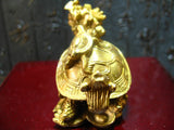 Tortue Dragon Feng Shui Bronze Symbole de Protection, Richesse, Longévité..