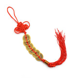 Pendentif 6 Pièces Chinoises-Protection-Richesse-Justice-Affaires-Famille...