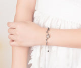 Bracelet Pierre de Lune Vintage en Argent Sterling 925