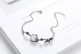 Bracelet Pierre de Lune Vintage en Argent Sterling 925