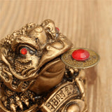Crapaud à 3 pattes Feng Shui-Réussite-Fortune-Protection