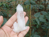 Pointes de Cristal en Quartz Blanc Naturel.
