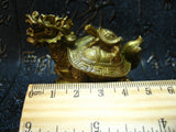 Tortue Dragon Feng Shui Bronze Symbole de Protection, Richesse, Longévité..