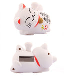 Nouveau ! Porte-Bonheur Maneki Neko Alimentation Solaire-Bras mobile-pour voiture