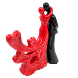 Statuette de Couple en Céramique Emaillée. Livraison gratuite