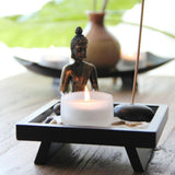 Jardin ZEN  Bouddha, Photophore..