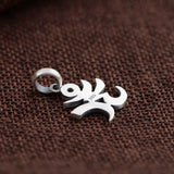 Pendentif Ôm mantras Argent Sterling 925