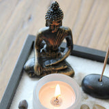 Jardin ZEN  Bouddha, Photophore..