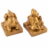 Couple de Pi Xiu Or Protection et Richesse