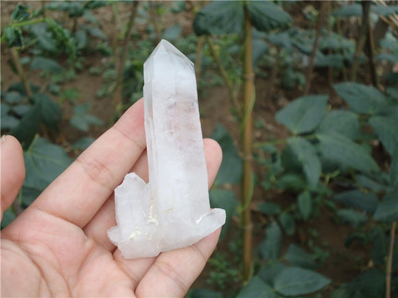 Pointes de Cristal en Quartz Blanc Naturel.