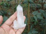 Pointes de Cristal en Quartz Blanc Naturel.