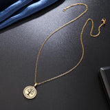 collier pendentif arbre de vie en acier inoxydable, 316L