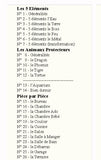 Fiches Mémo Feng Shui 1 à 26