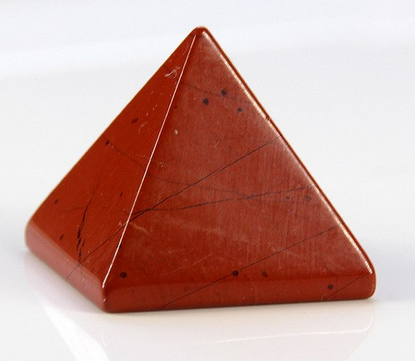 Pyramide  Jaspe Rouge - contre les énergies néfastes